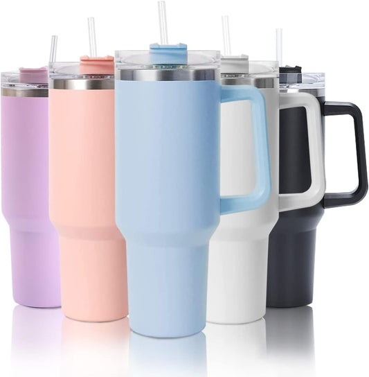 Stanley Cup Tumbler 40oz – Leakproof Insulated Travel Mug with Straw