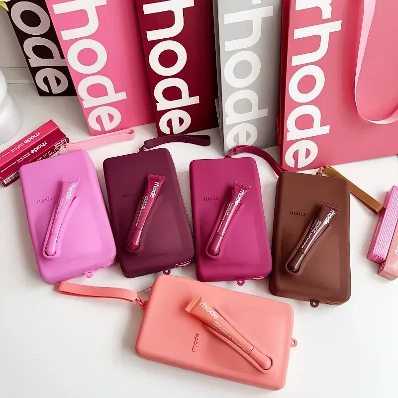 rhode Clutch bag with lip tint